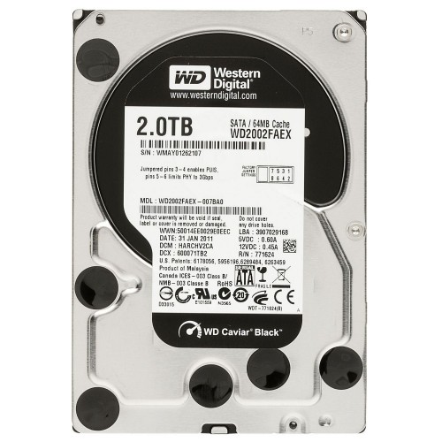 Western Digital 2TB Black Internal Hard Drive