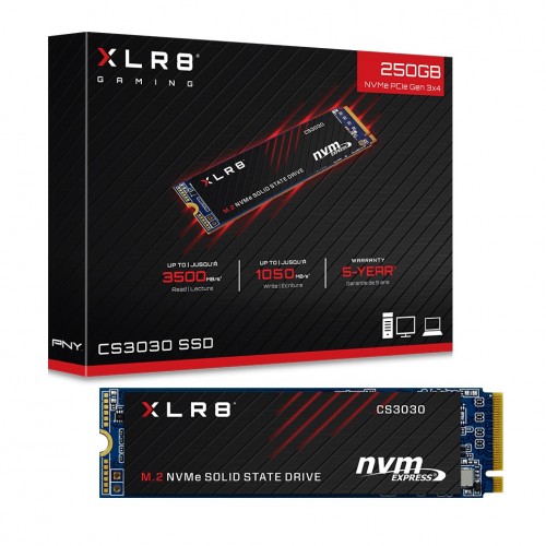 PNY CS3030 250GB PCIe M.2 NVME SSD