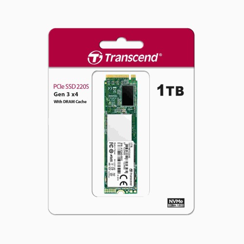 Transcend SSD220S 1TB PCIe M.2 NVMe SSD