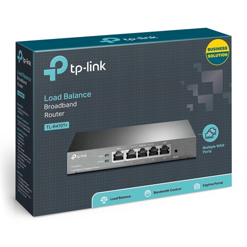 TP-Link TL-R470T+ 5 Port Multi-Wan Load Balance Router