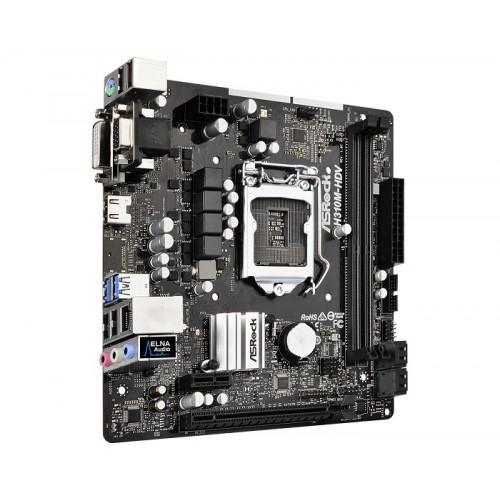 ASRock H310M-HDV 8th and 9th Gen Micro ATX Motherboard