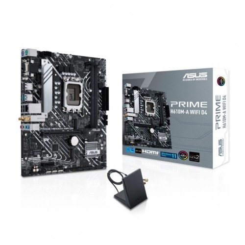 ASUS PRIME H610M-A WiFi D4 Intel 12th Gen mATX Motherboard