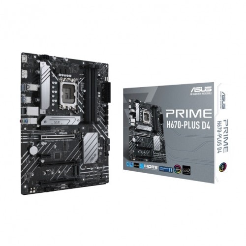 Asus PRIME H670-PLUS D4 Intel 12th Gen ATX Motherboard