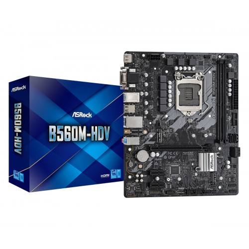 ASRock B560M-HDV 10th and 11th Gen Micro ATX Motherboard