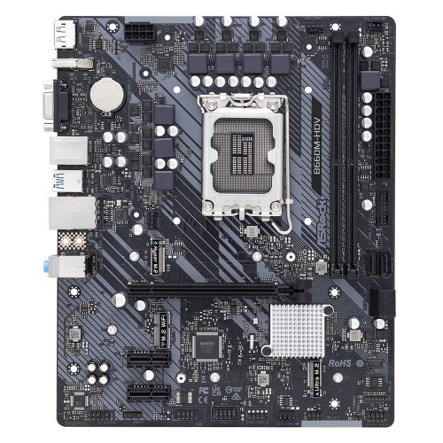 ASRock B660M-HDV 13th Gen & 12th Gen Micro ATX Motherboard