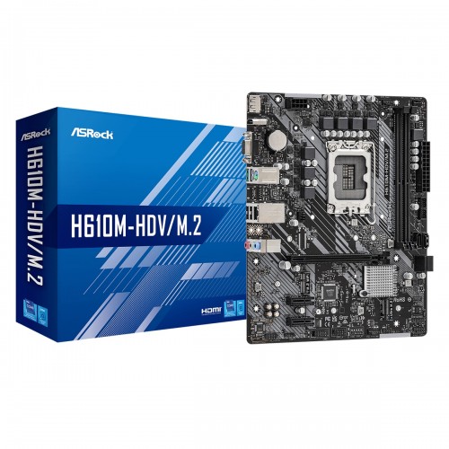 ASRock H610M-HDV/M.2 13th Gen & 12th Gen Micro ATX Motherboard