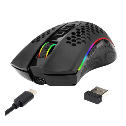 Redragon M808-KS Storm Pro RGB Lightweight Wireless Gaming Mouse