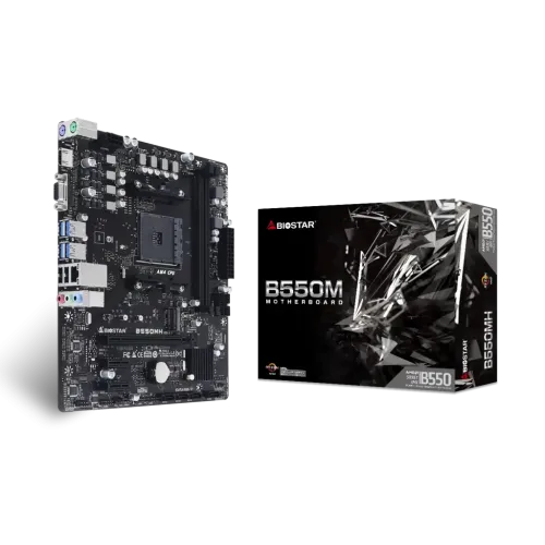 Biostar AMD AM4 B550MH Motherboard