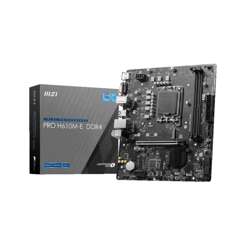 MSI H610M E Intel Chip Motherboard