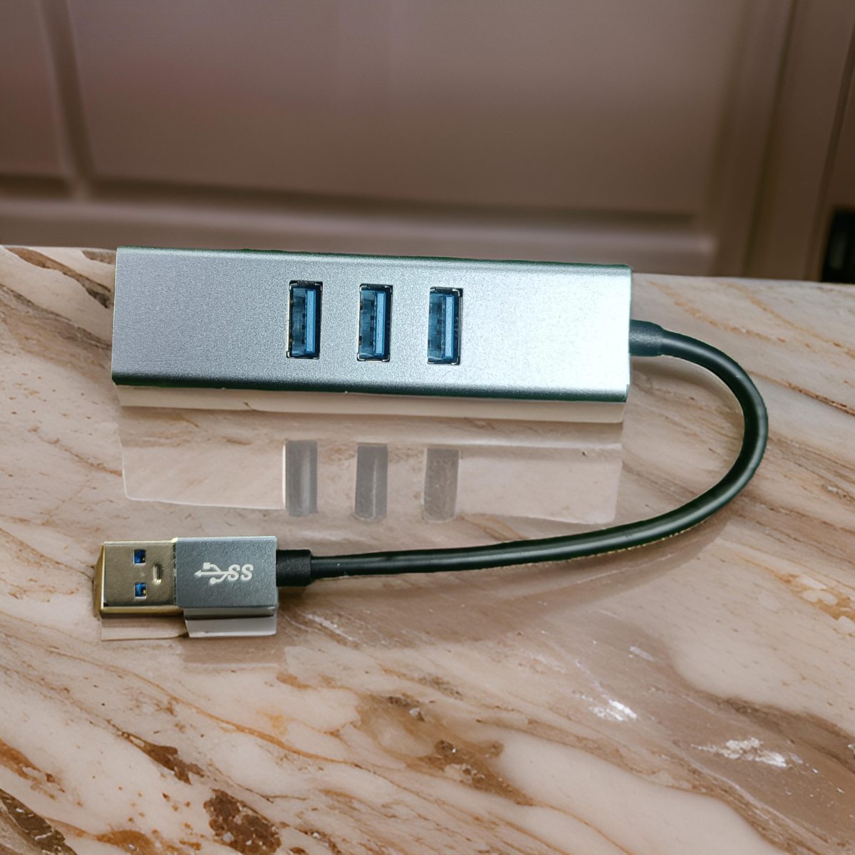 JYOCUN JW059 USB 3.0 Hub With Gigabit Ethernet Adapter